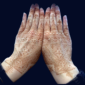Hands on black 85x85